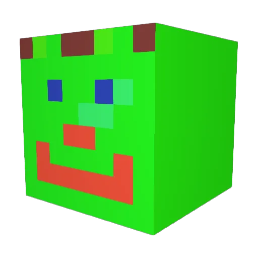 lennisk8 Minecraft avatar head, 3D render
