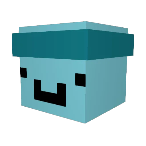 lennyisbad Minecraft avatar head, 3D render