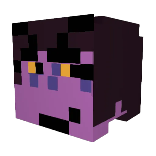 lennyxbot Minecraft avatar head, 3D render