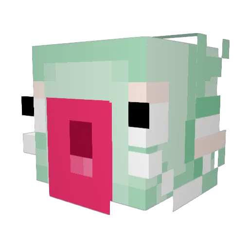 lenoorrr_ Minecraft avatar head, 3D render