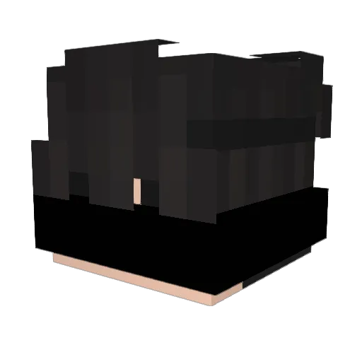 lenzouz Minecraft avatar head, 3D render