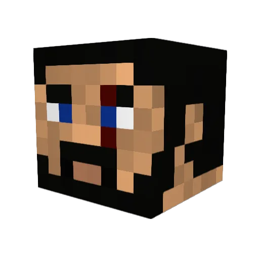leo003 Minecraft avatar head, 3D render