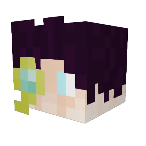 leo099 Minecraft avatar head, 3D render