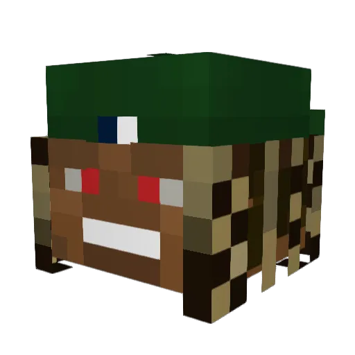 leo108284 Minecraft avatar head, 3D render