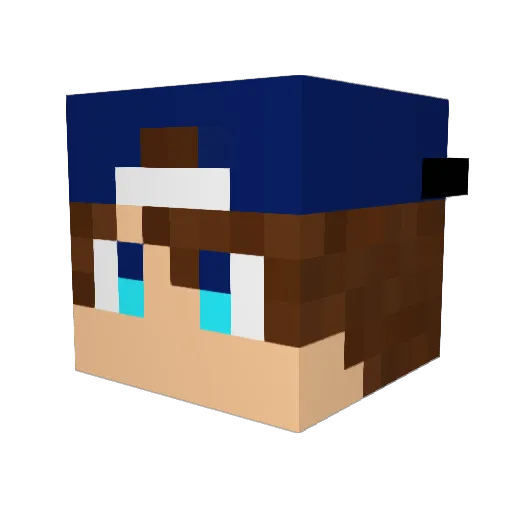leo12305 Minecraft avatar head, 3D render