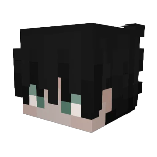 leo1231001 Minecraft avatar head, 3D render