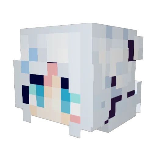 leo1812000 Minecraft avatar head, 3D render