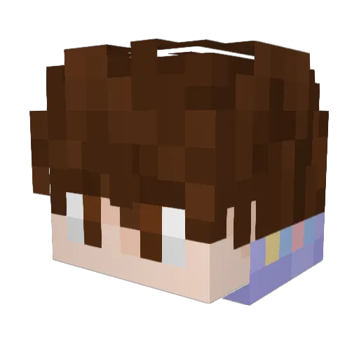 leo2kill Minecraft avatar head, 3D render