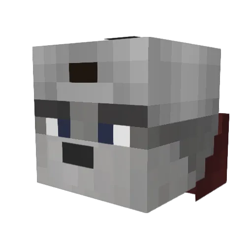 leo2tomate Minecraft avatar head, 3D render