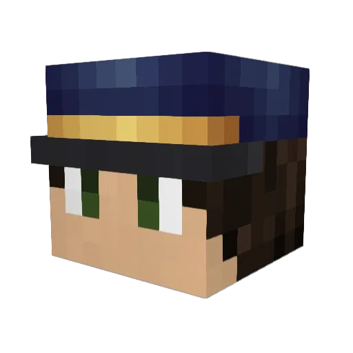 leo47010 Minecraft avatar head, 3D render