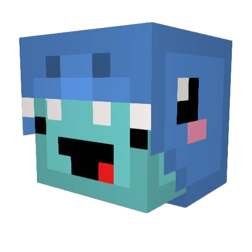 leo94o Minecraft avatar head, 3D render