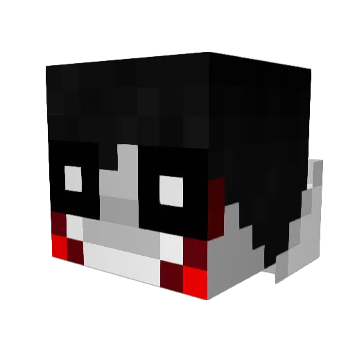 leoSinzuKi Minecraft avatar head, 3D render