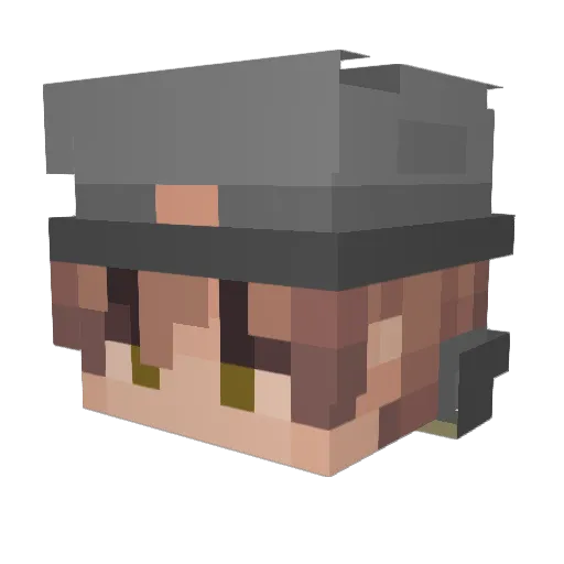 leo_2516 Minecraft avatar head, 3D render