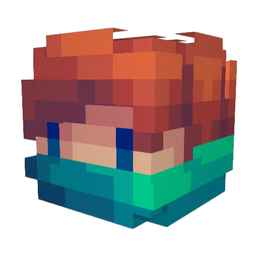 leo_8621 Minecraft avatar head, 3D render