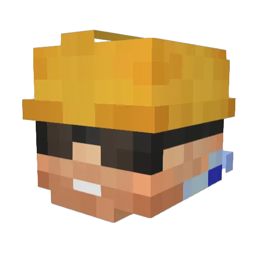 leo__king Minecraft avatar head, 3D render