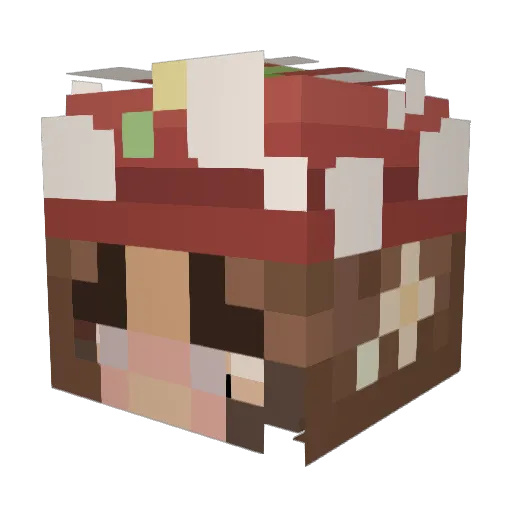 leo_looewe Minecraft avatar head, 3D render