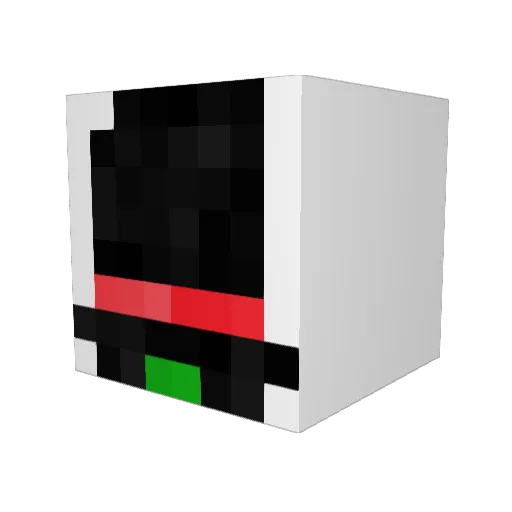 leocko Minecraft avatar head, 3D render