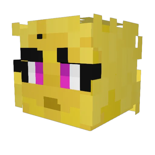 leoeatspants Minecraft avatar head, 3D render