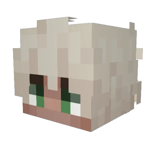 leoficient Minecraft avatar head, 3D render