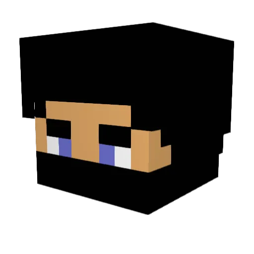 leogaa Minecraft avatar head, 3D render