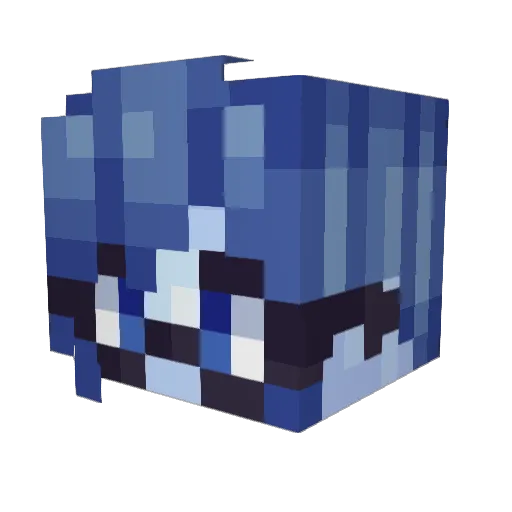 leogirl14 Minecraft avatar head, 3D render