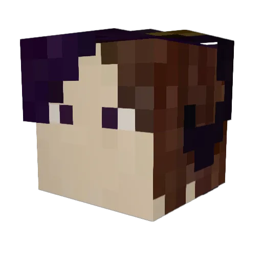 leoinix Minecraft avatar head, 3D render