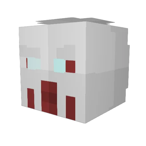 leok0810 Minecraft avatar head, 3D render