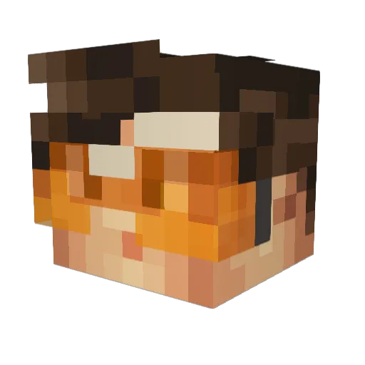leokim2005 Minecraft avatar head, 3D render