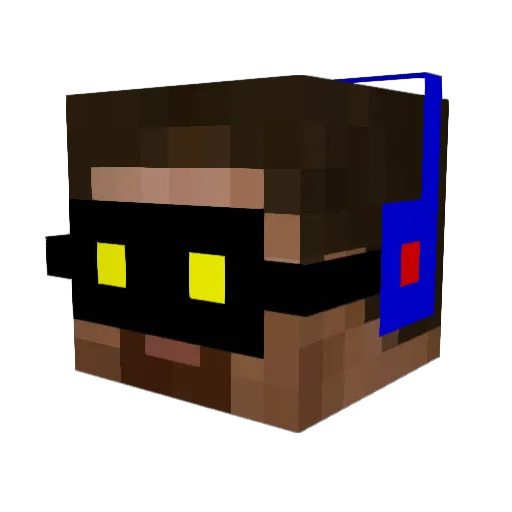 leoking2002 Minecraft avatar head, 3D render