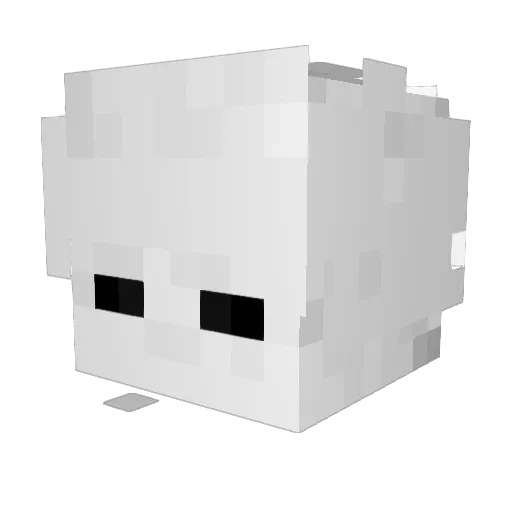leoknighted Minecraft avatar head, 3D render