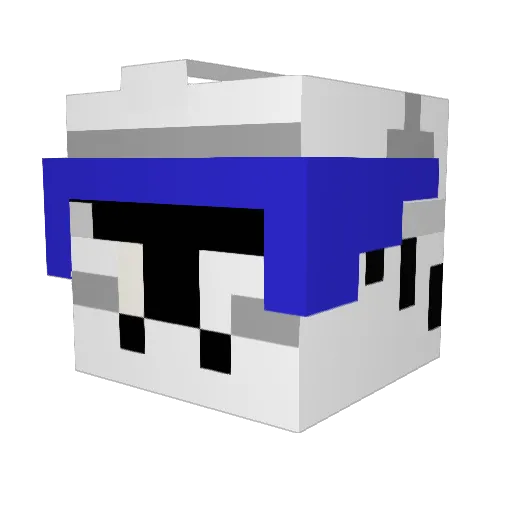 leolecrapo Minecraft avatar head, 3D render