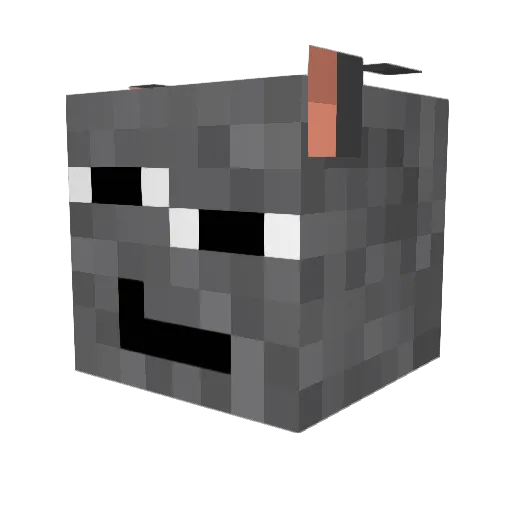 leololoz Minecraft avatar head, 3D render