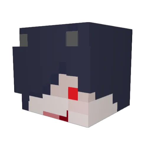 leoloric Minecraft avatar head, 3D render