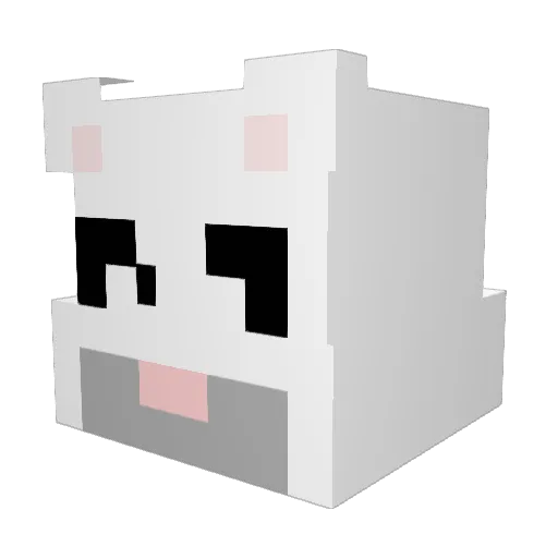 leolueew14 Minecraft avatar head, 3D render