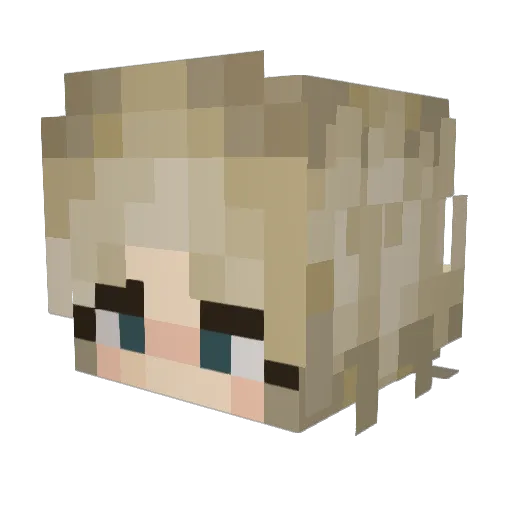 leomadz Minecraft avatar head, 3D render