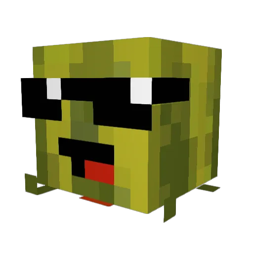 leomageis Minecraft avatar head, 3D render