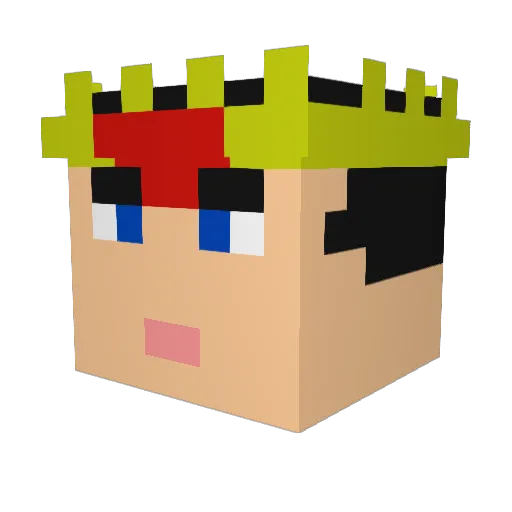 leomessi19999 Minecraft avatar head, 3D render
