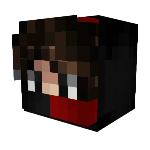 leon43610 Minecraft avatar head, 3D render