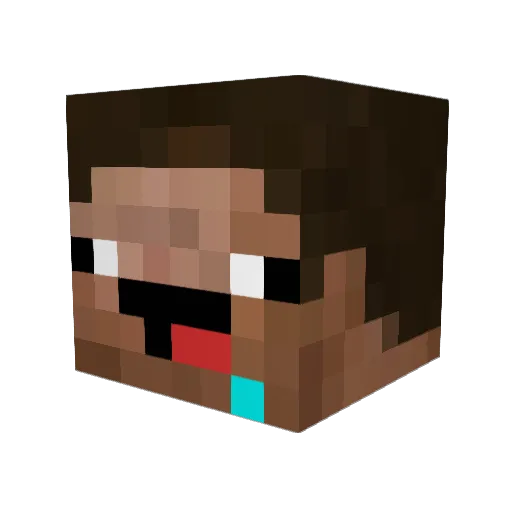 leon929 Minecraft avatar head, 3D render