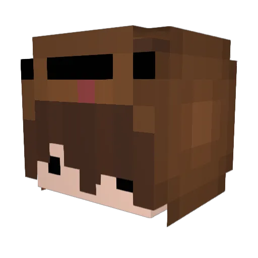 leon9d Minecraft avatar head, 3D render
