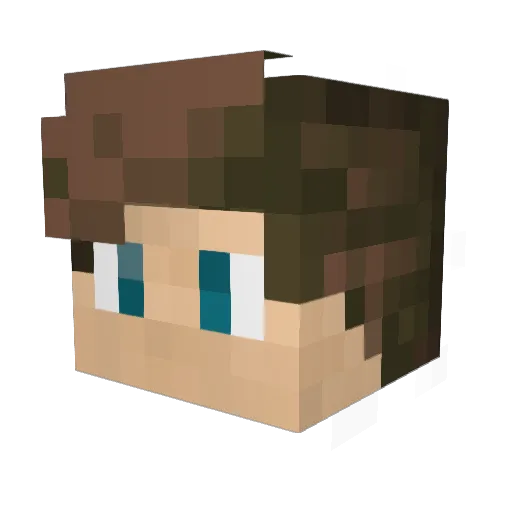 leon_jl Minecraft avatar head, 3D render