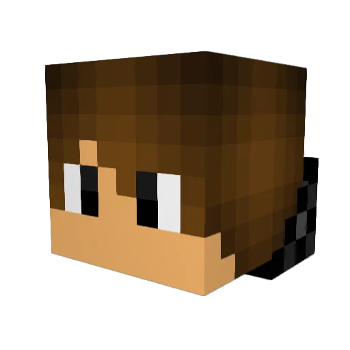 leonard_12356 Minecraft avatar head, 3D render