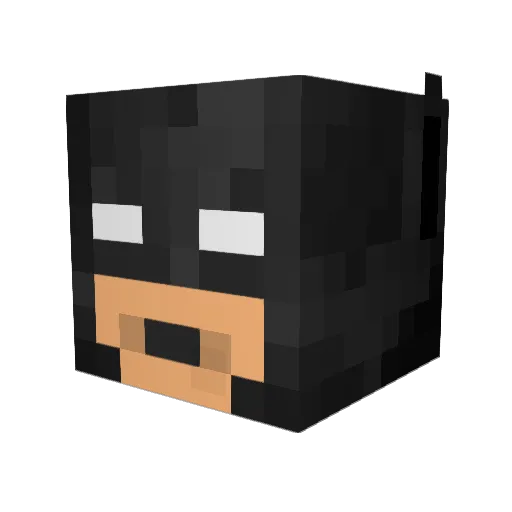leonardes1 Minecraft avatar head, 3D render