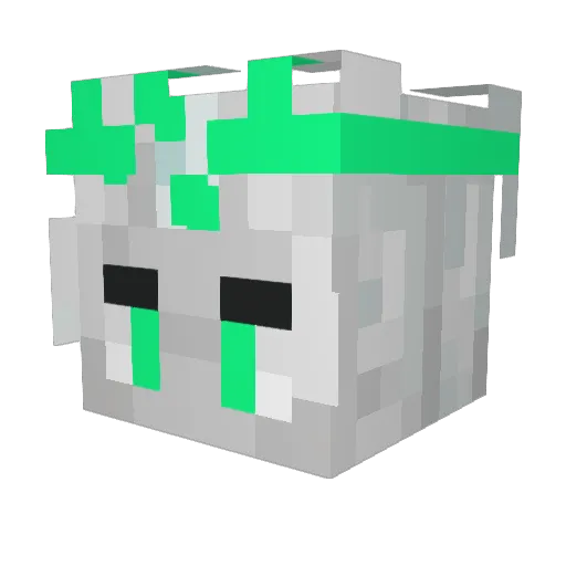 leonardo371 Minecraft avatar head, 3D render