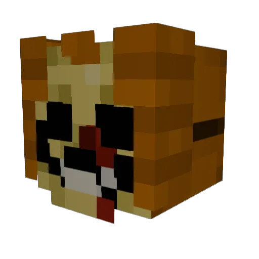 leonelkill Minecraft avatar head, 3D render