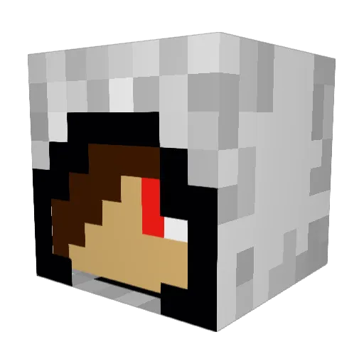 leonh01 Minecraft avatar head, 3D render