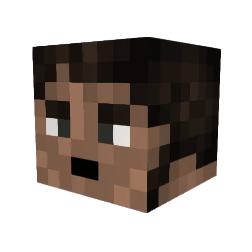leonhannes1 Minecraft avatar head, 3D render
