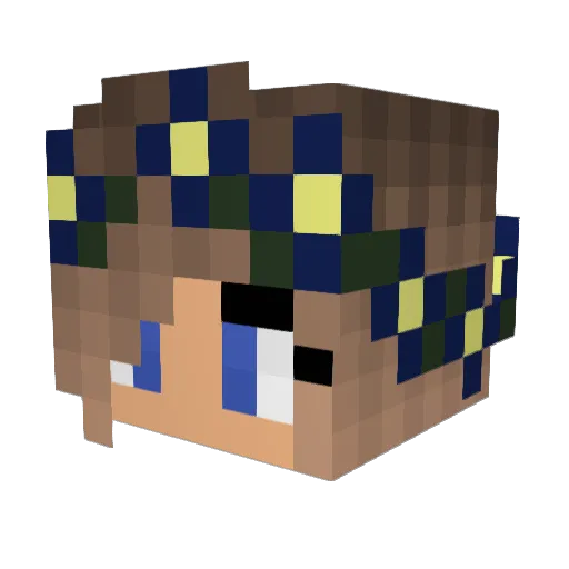 leoni1503 Minecraft avatar head, 3D render