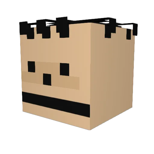 leonifox22 Minecraft avatar head, 3D render