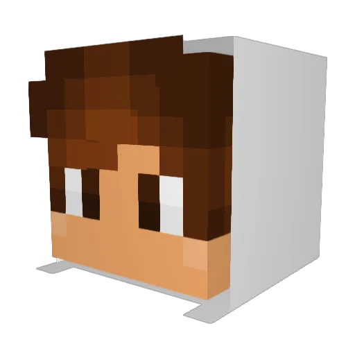 leonis2006 Minecraft avatar head, 3D render